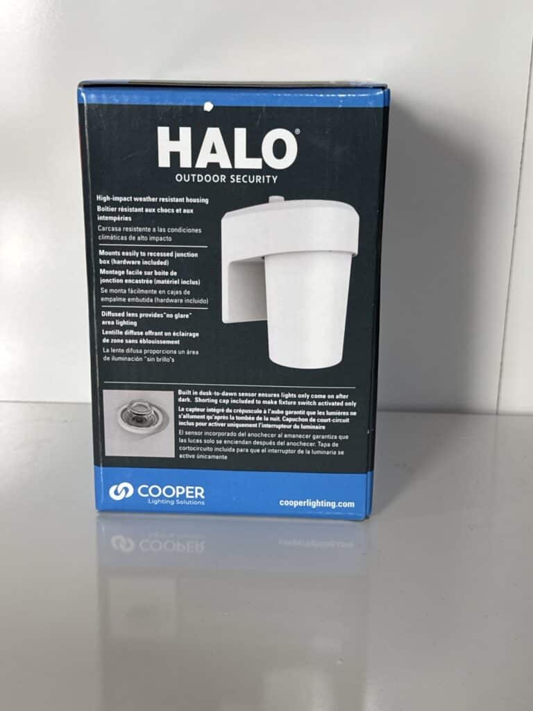Halo LED Outdoor Wall Sconce - Image 3